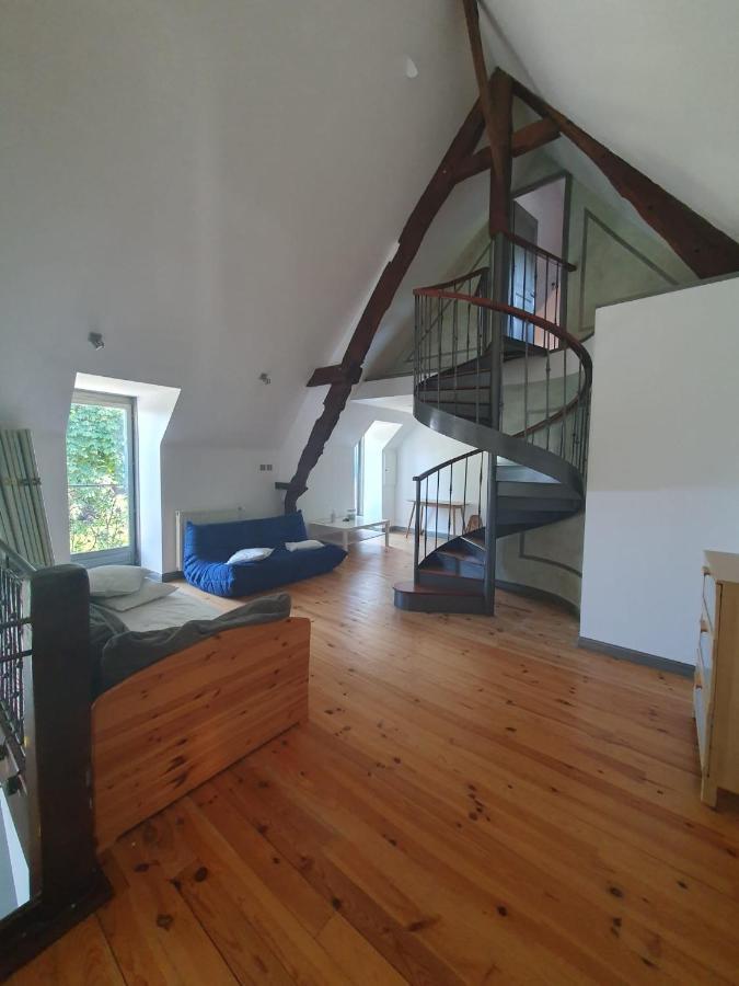 Maison En Pierre Dans Son Nid De Verdure Roz-Landrieux ภายนอก รูปภาพ